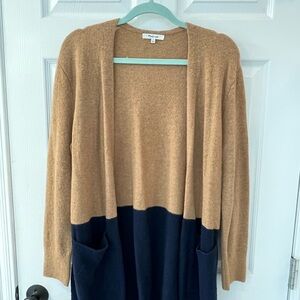 Madewell Colorblock Cardigan Sweater